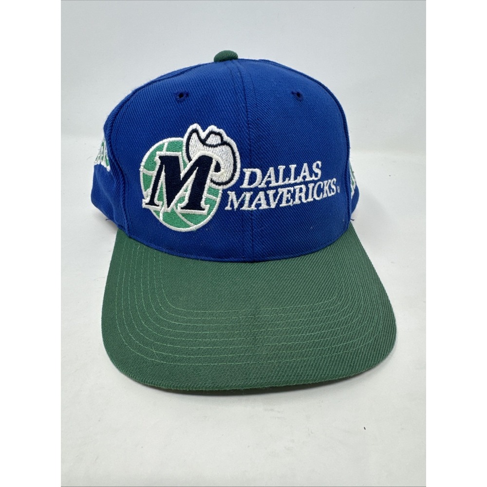 Vintage 90s Dallas Mavericks Sports‎ Specialties Snapback Hat NBA Dirk Cowboy